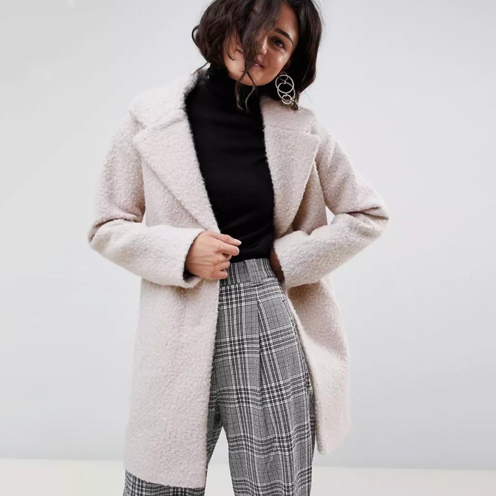 ASOS Textured Coat - Picture 5 of 8
